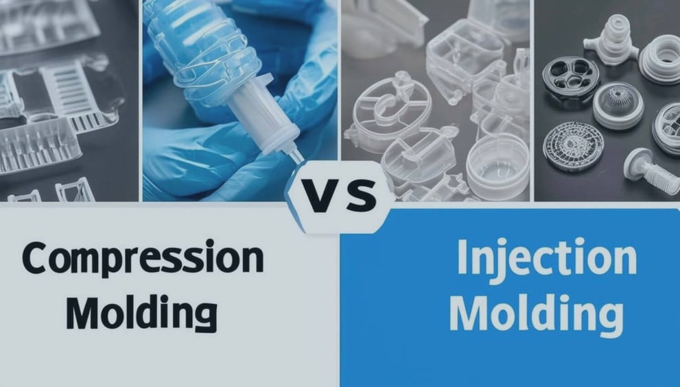 compression molding vs injection molding